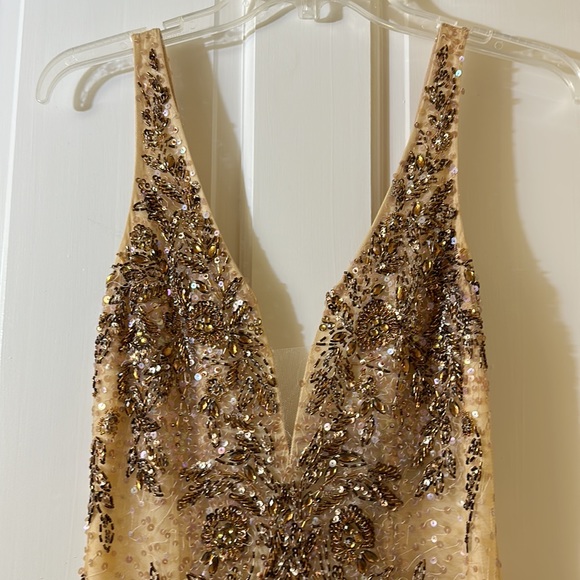 Basix Black Label Sequin Beaded Dress - Picture 3 of 10